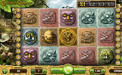 Gonzo's Quest kan spilles på Karambas casino